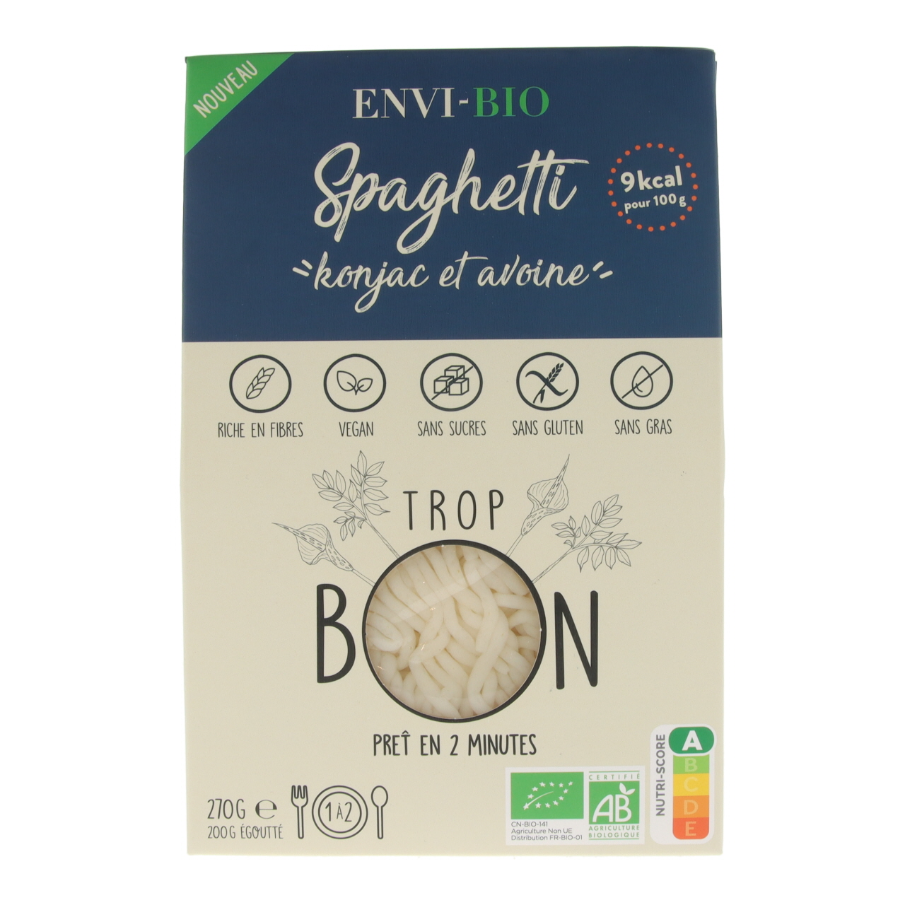 Konjac - Spaghetti biologique