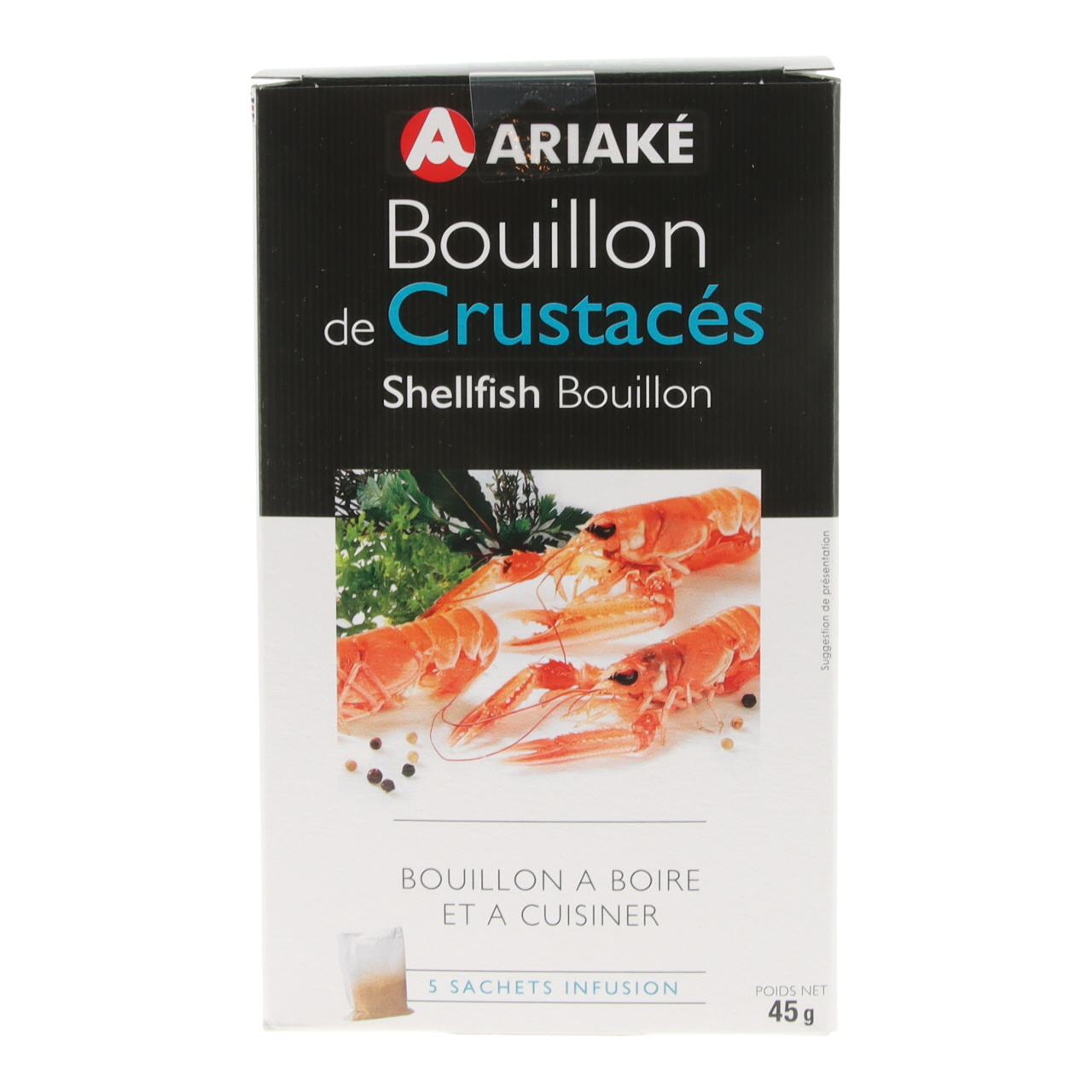 ARIAKE, Shellfish bouillons to infuse, 5 sachets