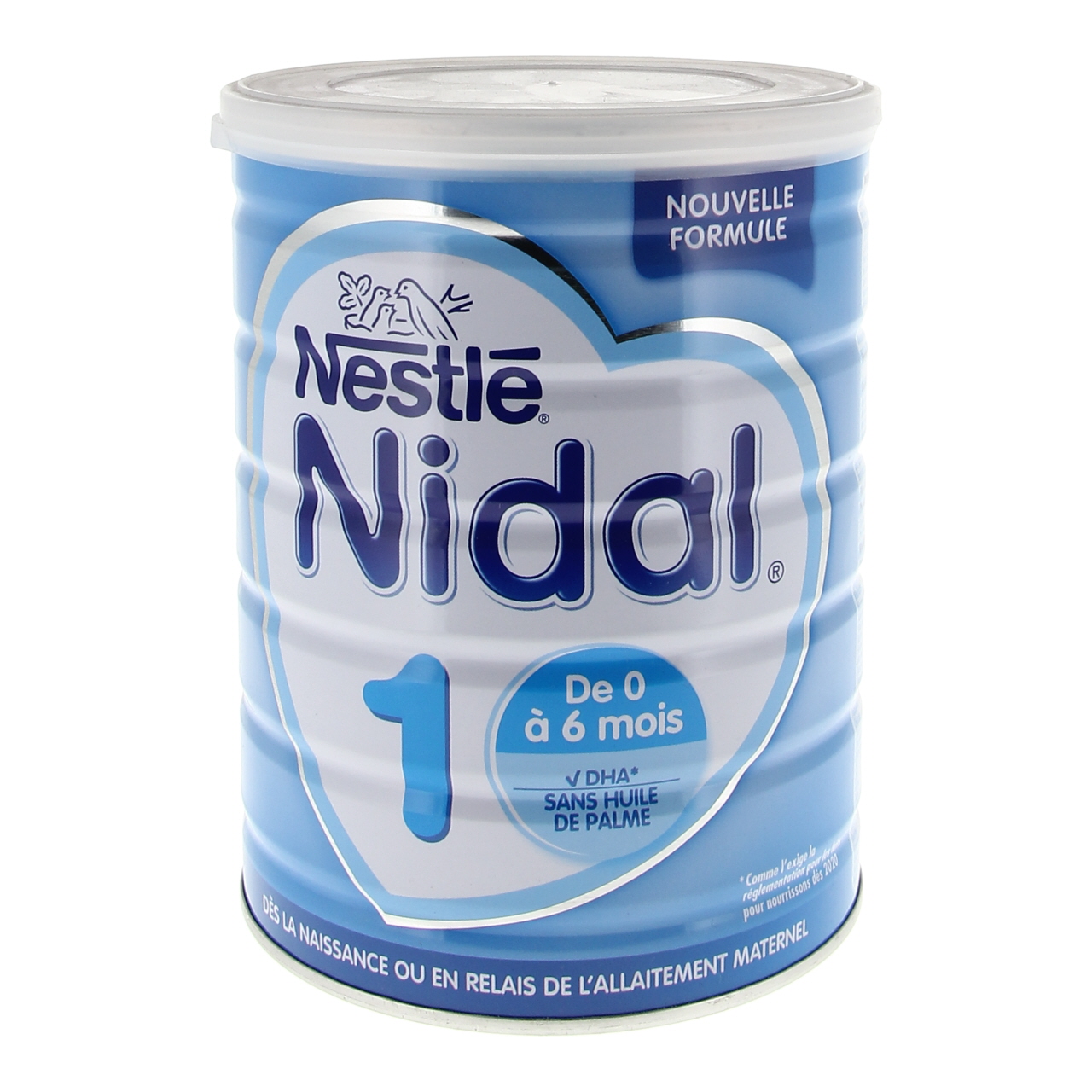 Lait en poudre Nidal 1 - de 0 à 6 mois, Nestlé (2 x 350 g)
